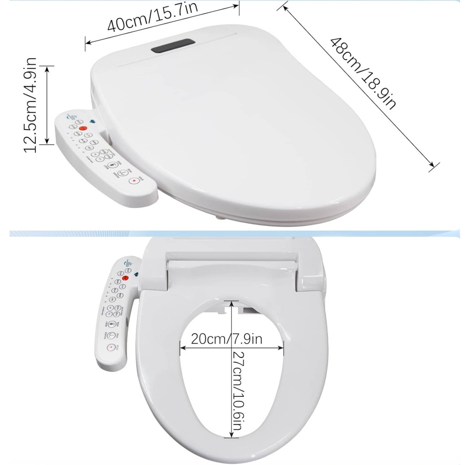 Heated Toilet Seat and Bidet