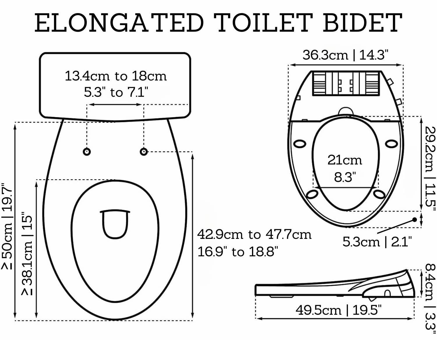 Toilet Lid With Bidet: image 5